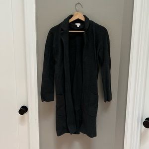 Charcoal Grey Jcrew Sweater Coat